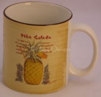 Sakura Paul Brent Tiki Tiki PINA COLADA Coffee Mug NEWSakura Paul Brent Tik